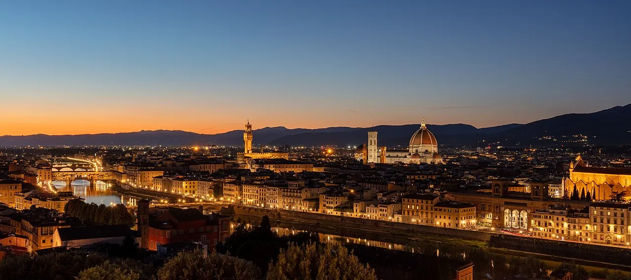 Piazzale Michelangelo at Night, Florence
