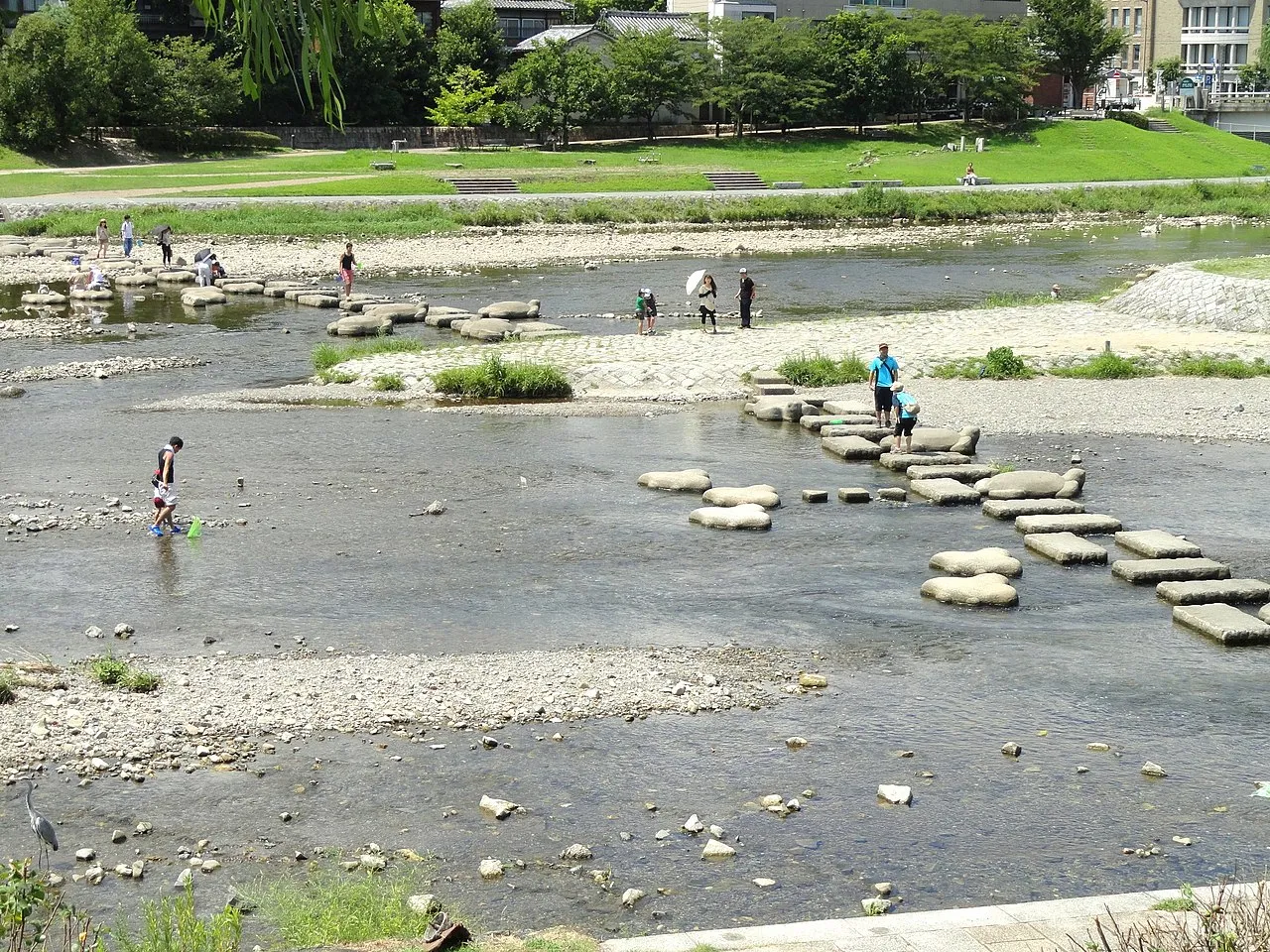 Kamo River Banks, Kyoto