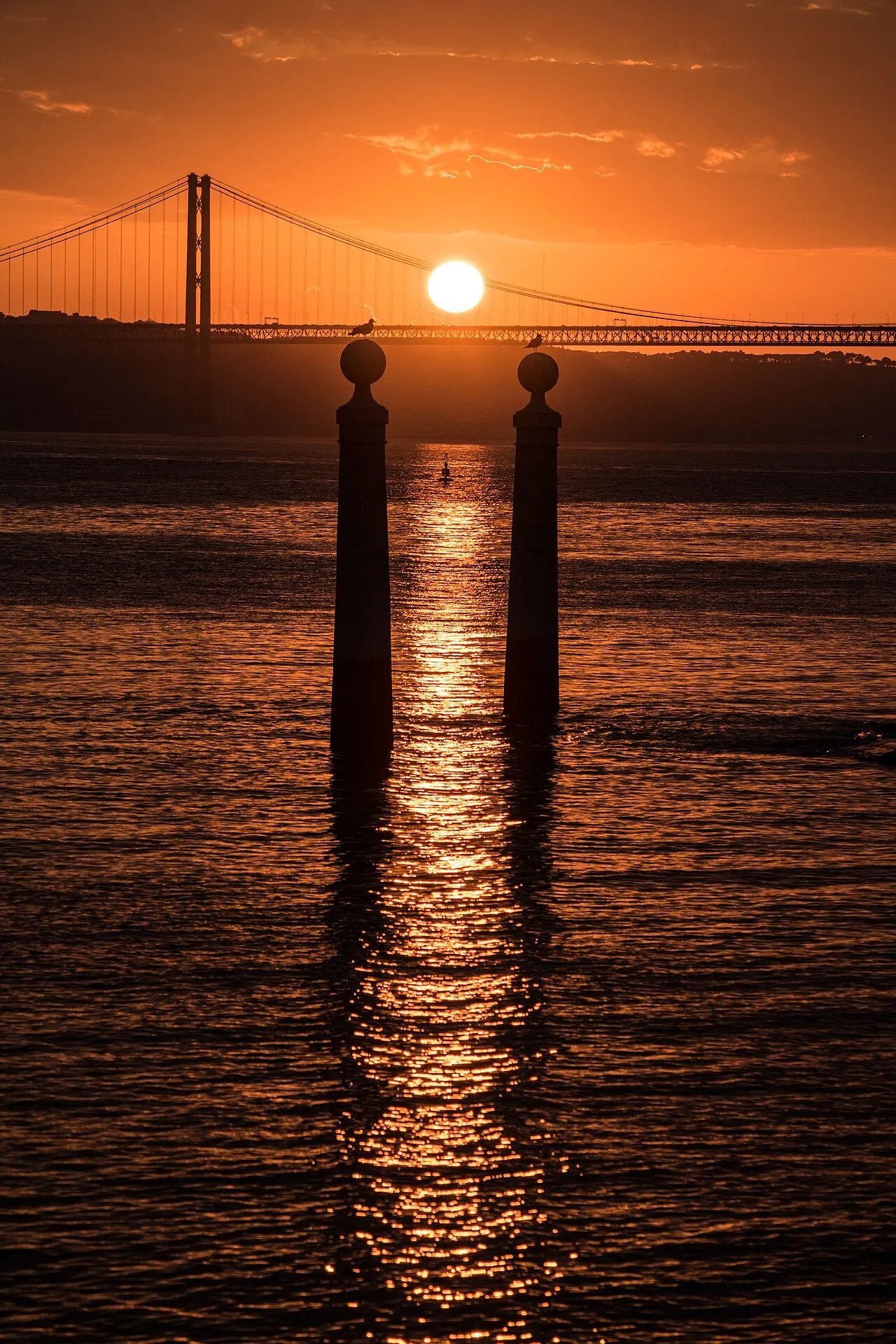 Sunset at Cais das Colunas, Lisbon