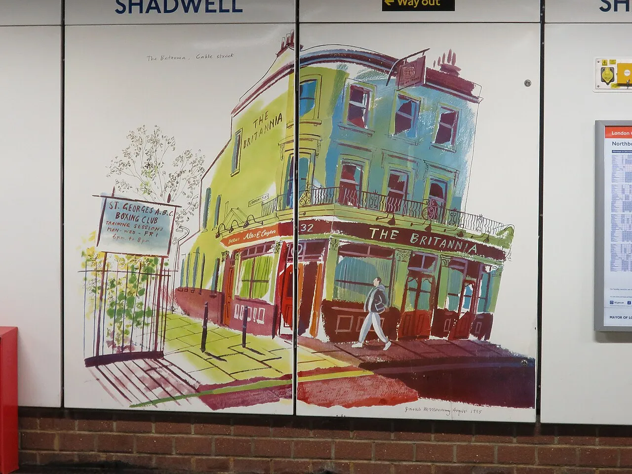 Cable Street Mural, London