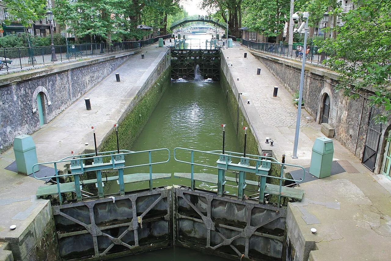 Canal Saint-Martin Locks, Paris