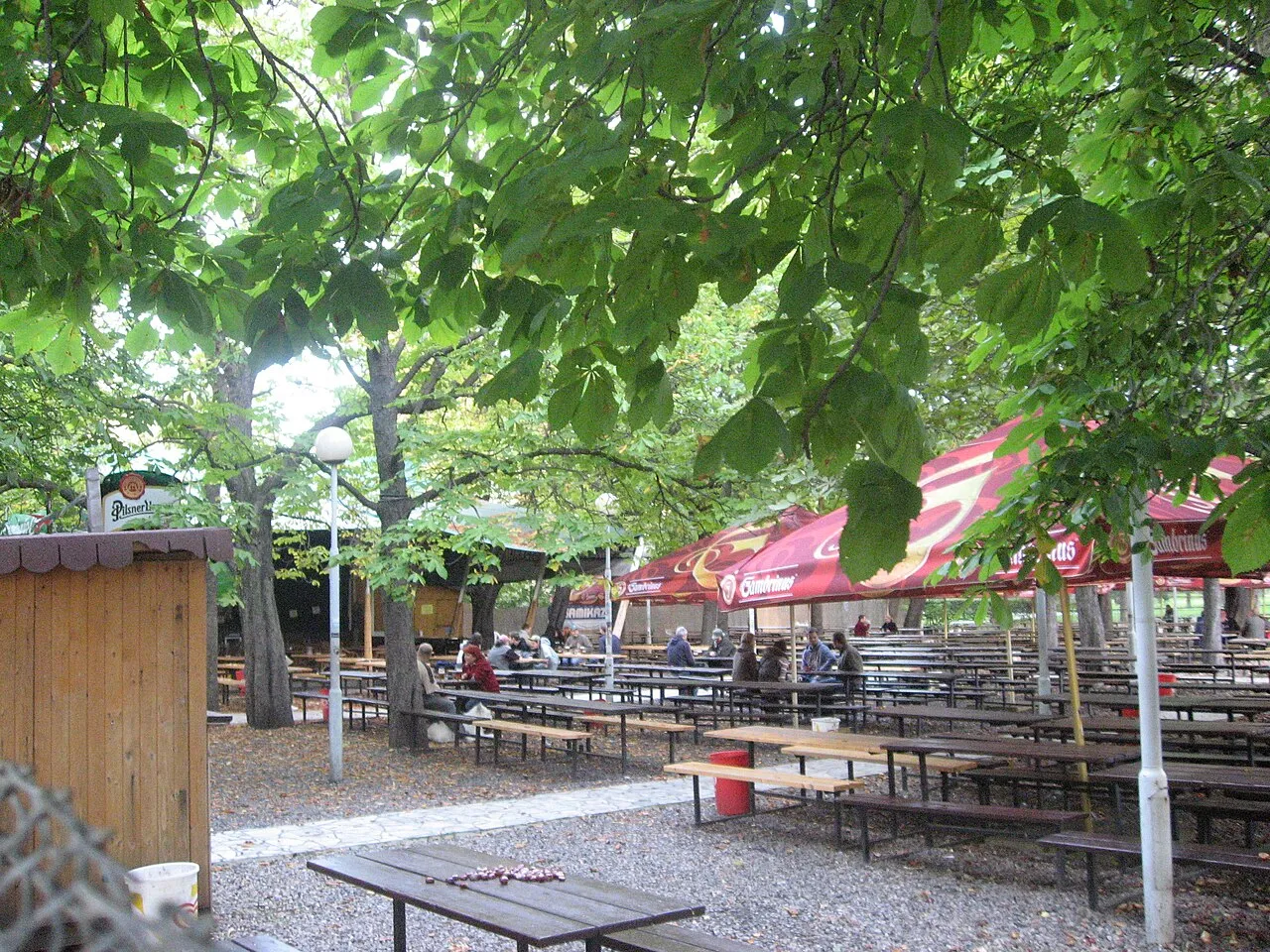 Riegrovy Sady Beer Garden, Prague