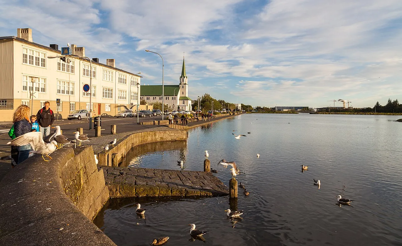 Tjörnin Lake, Reykjavik