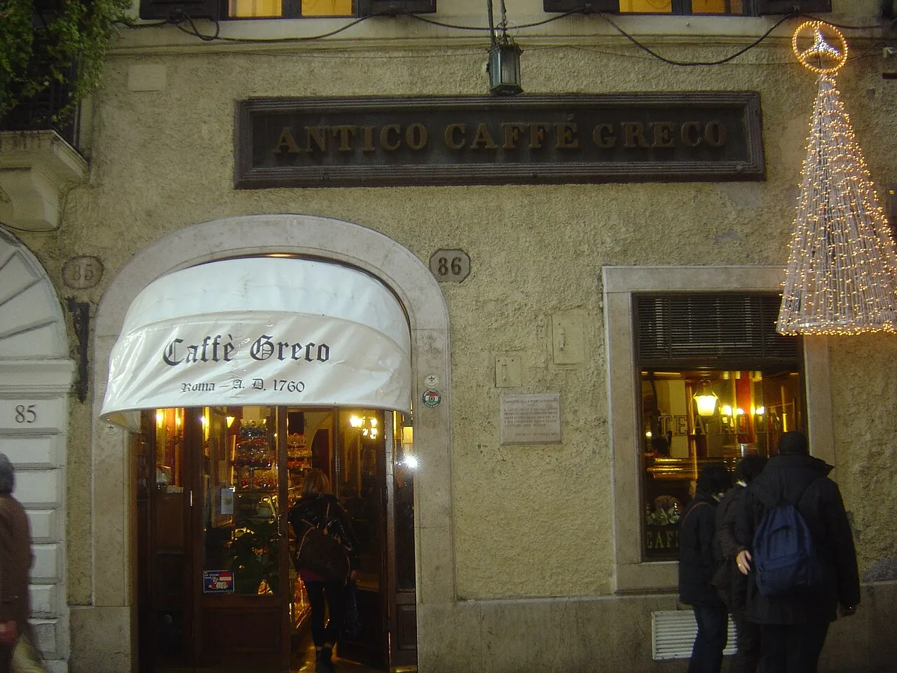 Antico Caffè Greco, Rome