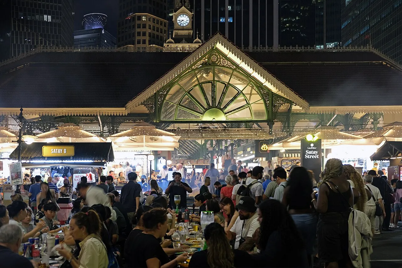 Lau Pa Sat Satay Street, Singapore