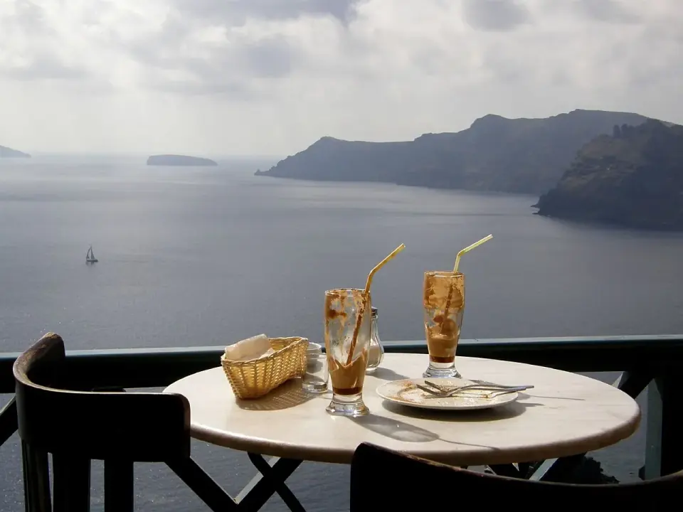 Melenio Café, Santorini