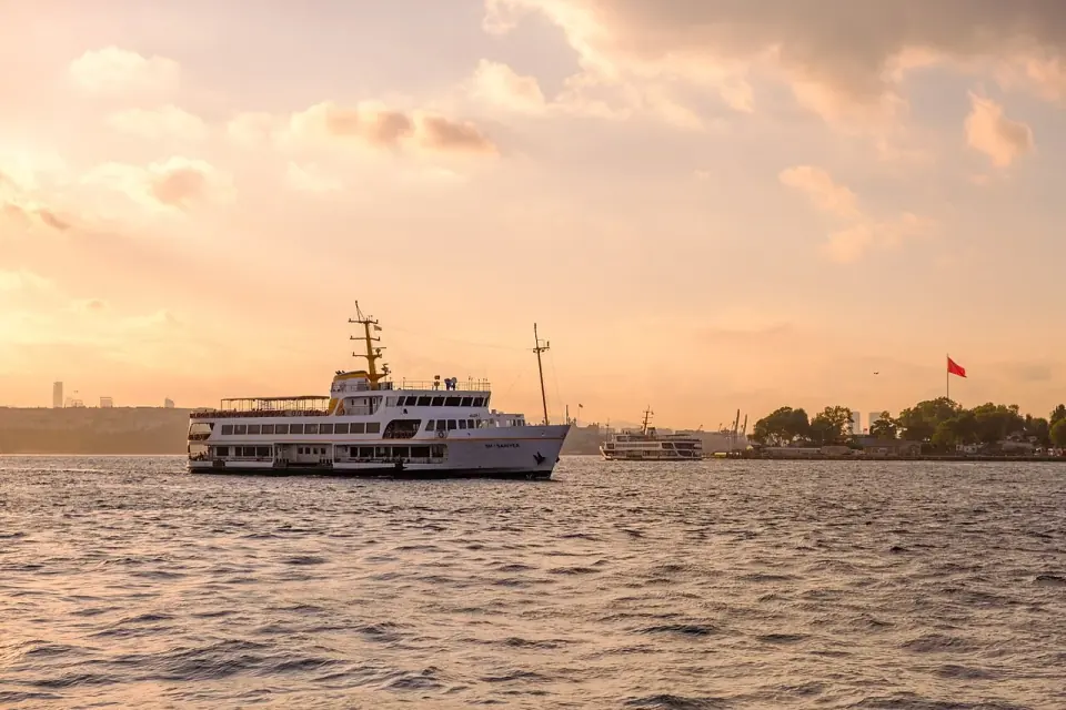 Bosphorus Ferry at Sunset, Istanbul