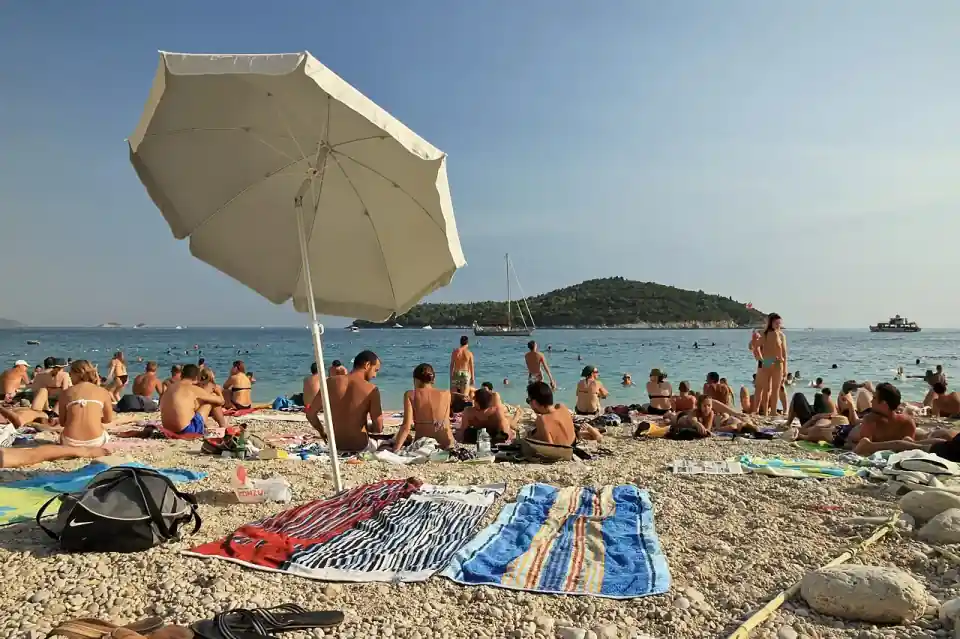 Playa de Banje, Dubrovnik