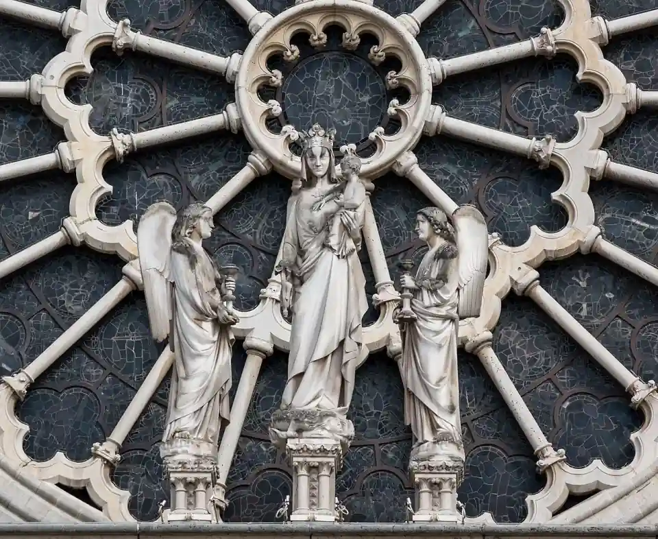 Extérieur de Notre-Dame et Île de la Cité, Paris