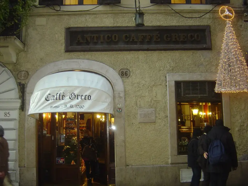 Antico Caffè Greco, Rom