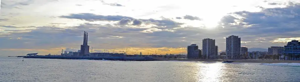 Platja del Fòrum、バルセロナ